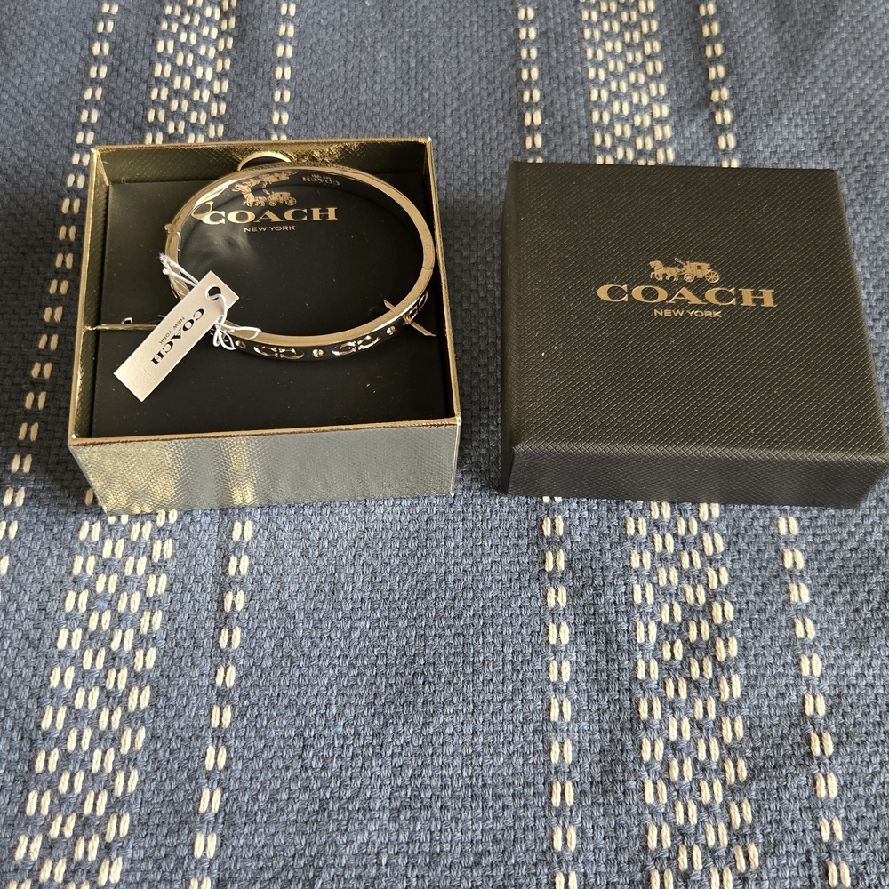 Coach Silver Bangle - Picture 2 of 9